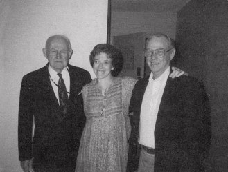 Merrill with Andrew Lytle and Smith Kirkpatrick, 1989
